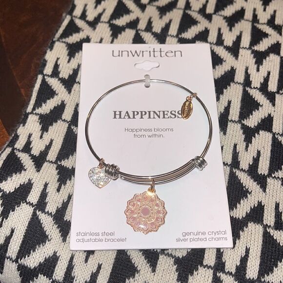 Unwritten Happiness Bangle Bracelet. - Picture 10 of 13